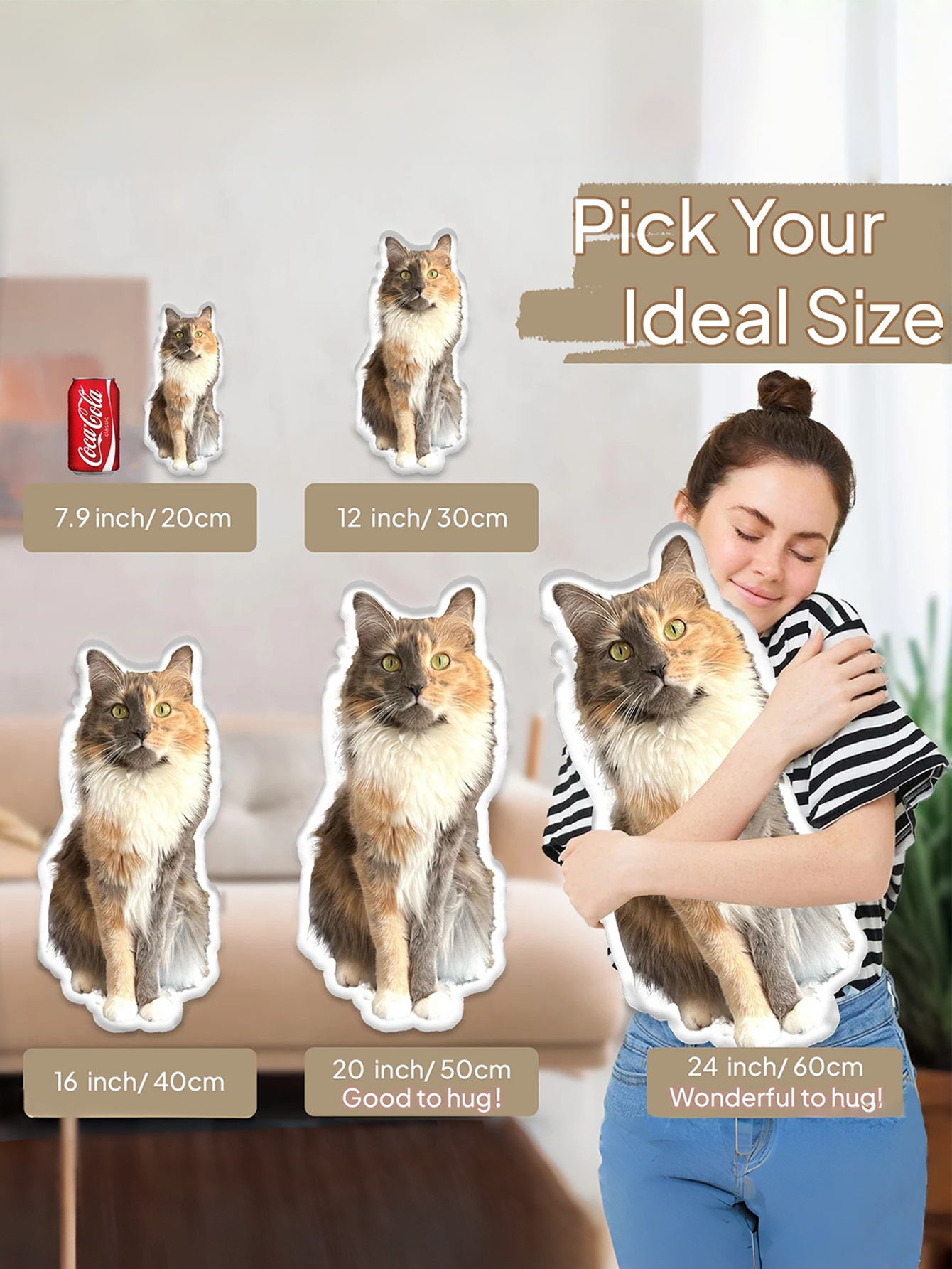 Custom Pet Photo Shaped Pillow